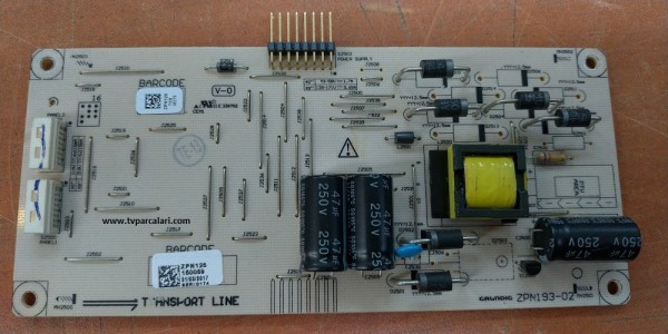 ZPN193-02, ZPN120, ZPN125, ARÇELİK A49L 9762 5B Ultimate UHD, LED DRIVER